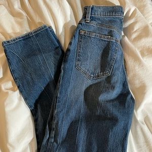 Abercrombie and Fitch Curve jeans 90s straight ultra high rise
